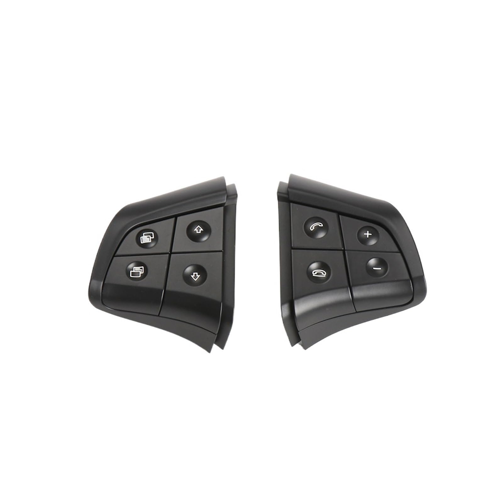 Lenkradtastenschalter Für Benz GL ML RB Klasse W164 W245 W251 Lenkradschalter-Steuertasten Auto Multifunktionsschaltertasten Lenkrad-Bedientaste(A Black) von Tfkkaw