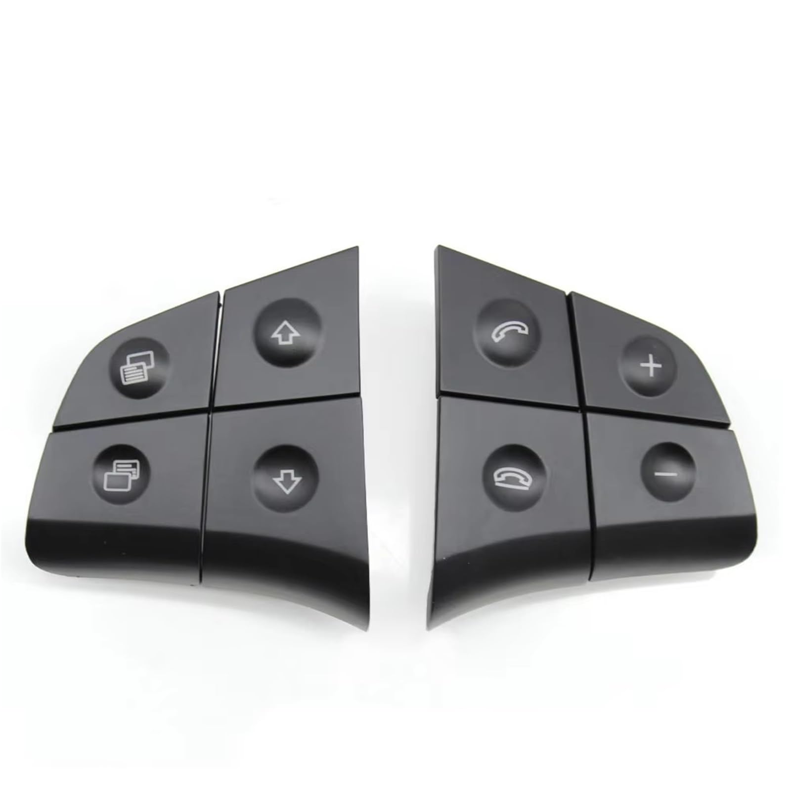 Lenkradtastenschalter Für Benz ML GL BR Klasse 2006 2007 2008 2009 W164 W245 W251 Auto Multifunktions Lenkrad Control Schalter Taste Kit Lenkrad-Bedientaste(Model A Black) von Tfkkaw
