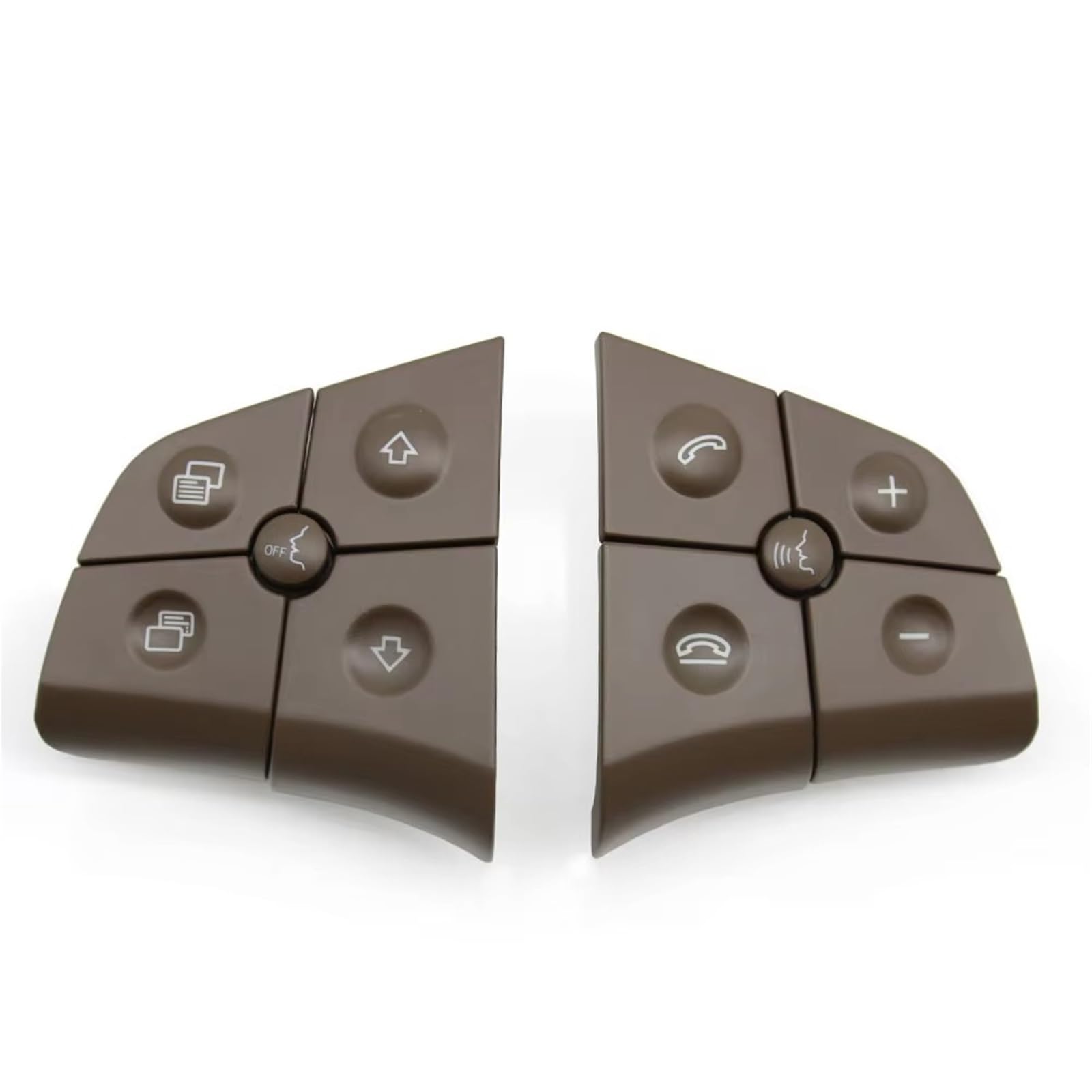 Lenkradtastenschalter Für Benz ML GL BR Klasse 2006 2007 2008 2009 W164 W245 W251 Auto Multifunktions Lenkrad Control Schalter Taste Kit Lenkrad-Bedientaste(Model B Brown) von Tfkkaw