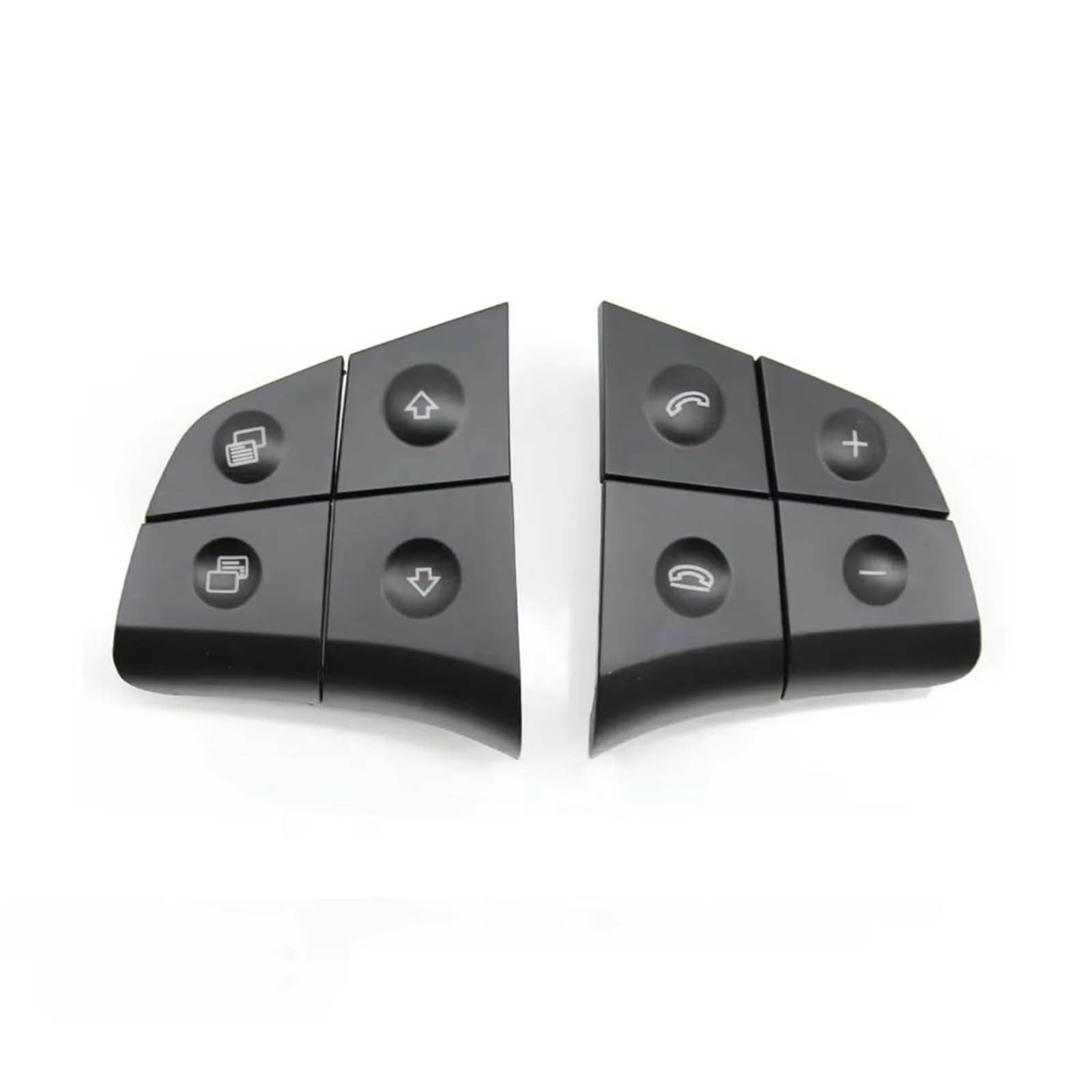 Lenkradtastenschalter Für Benz W164 W245 W251 ML GL 300 350 400 450 2006-2009 Auto Multi-Funktion Lenkrad Schalter Taste Kit Control Key Lenkrad-Bedientaste(A Black Button) von Tfkkaw