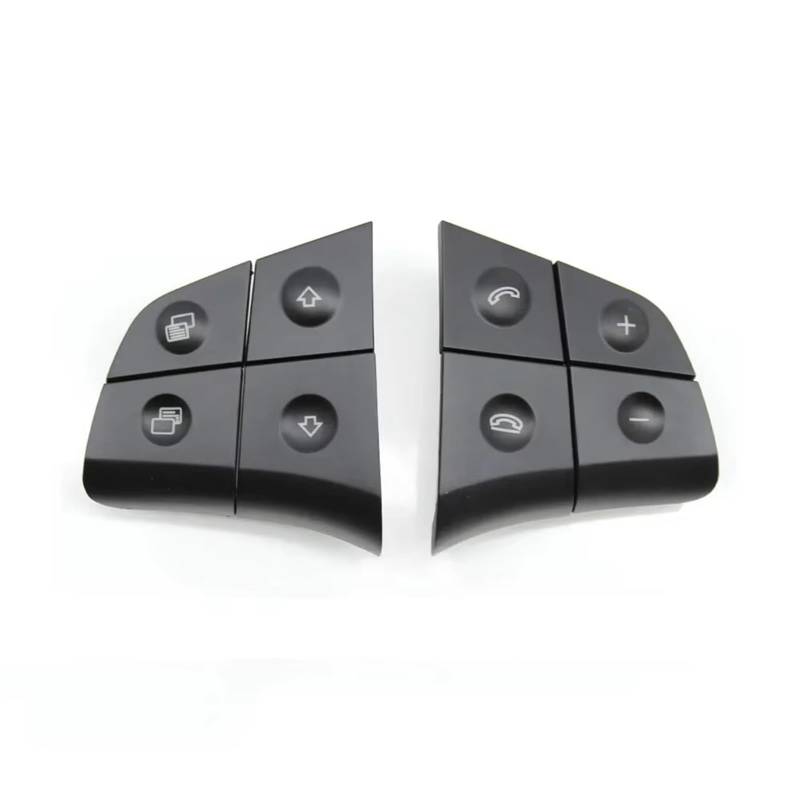 Lenkradtastenschalter Für Benz W164 W245 W251 ML GL 300 350 400 450 2006-2009 Auto Multi-Funktion Lenkrad Schalter Taste Kit Control Key Lenkrad-Bedientaste(A Black Button) von Tfkkaw