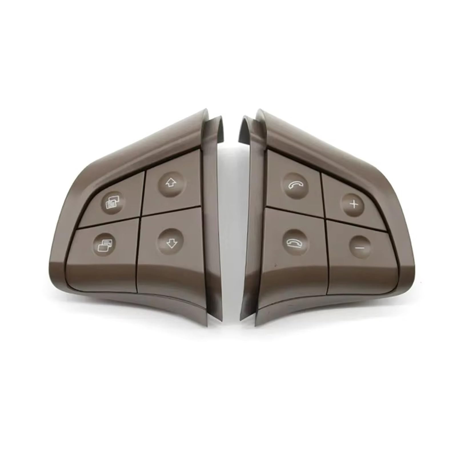 Lenkradtastenschalter Für Benz W164 W245 W251 ML GL 300 350 400 450 2006-2009 Auto Multi-Funktion Lenkrad Schalter Taste Kit Control Key Lenkrad-Bedientaste(A Brown Assembly) von Tfkkaw