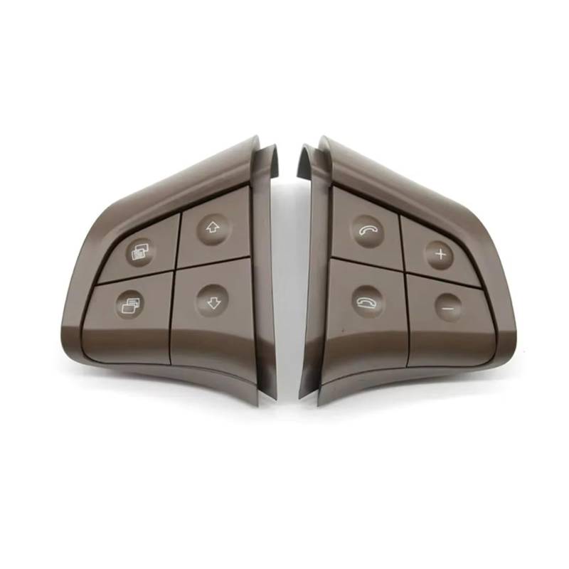 Lenkradtastenschalter Für Benz W164 W245 W251 ML GL 300 350 400 450 2006-2009 Auto Multi-Funktion Lenkrad Schalter Taste Kit Control Key Lenkrad-Bedientaste(A Brown Assembly) von Tfkkaw