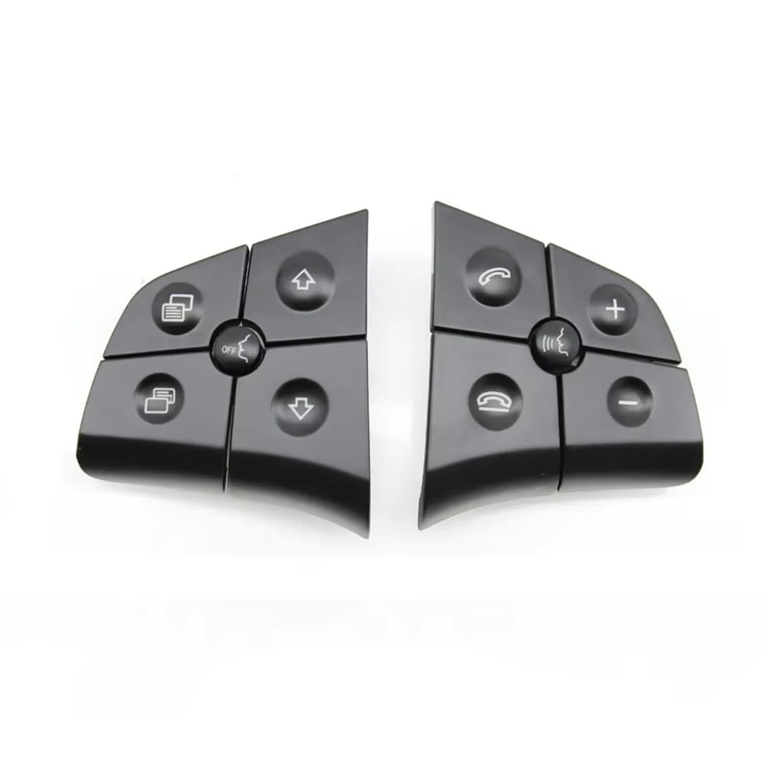 Lenkradtastenschalter Für Benz W164 W245 W251 ML GL 300 350 400 450 2006-2009 Auto Multi-Funktion Lenkrad Schalter Taste Kit Control Key Lenkrad-Bedientaste(B Black Button) von Tfkkaw