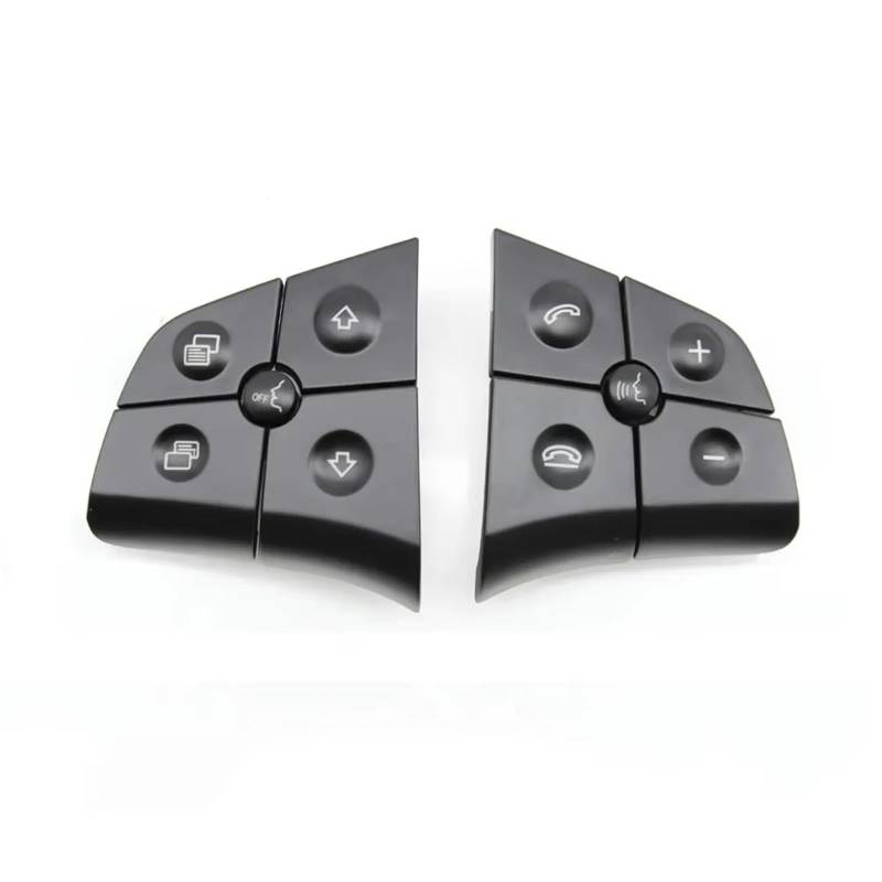 Lenkradtastenschalter Für Benz W164 W245 W251 ML GL 300 350 400 450 2006-2009 Auto Multi-Funktion Lenkrad Schalter Taste Kit Control Key Lenkrad-Bedientaste(B Black Button) von Tfkkaw