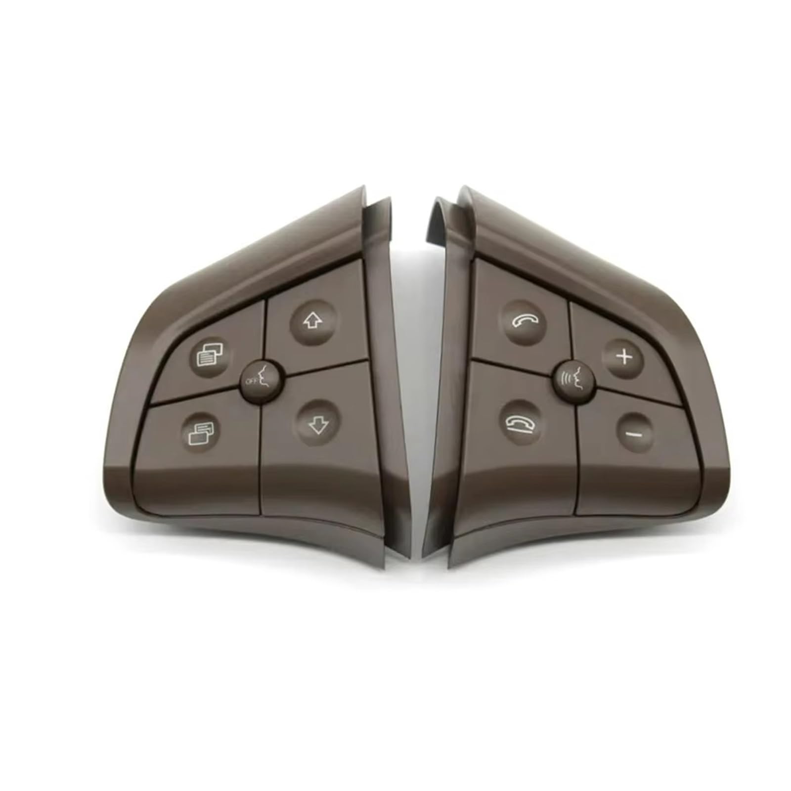 Lenkradtastenschalter Für Benz W164 W245 W251 ML GL 300 350 400 450 2006-2009 Auto Multi-Funktion Lenkrad Schalter Taste Kit Control Key Lenkrad-Bedientaste(B Brown Assembly) von Tfkkaw
