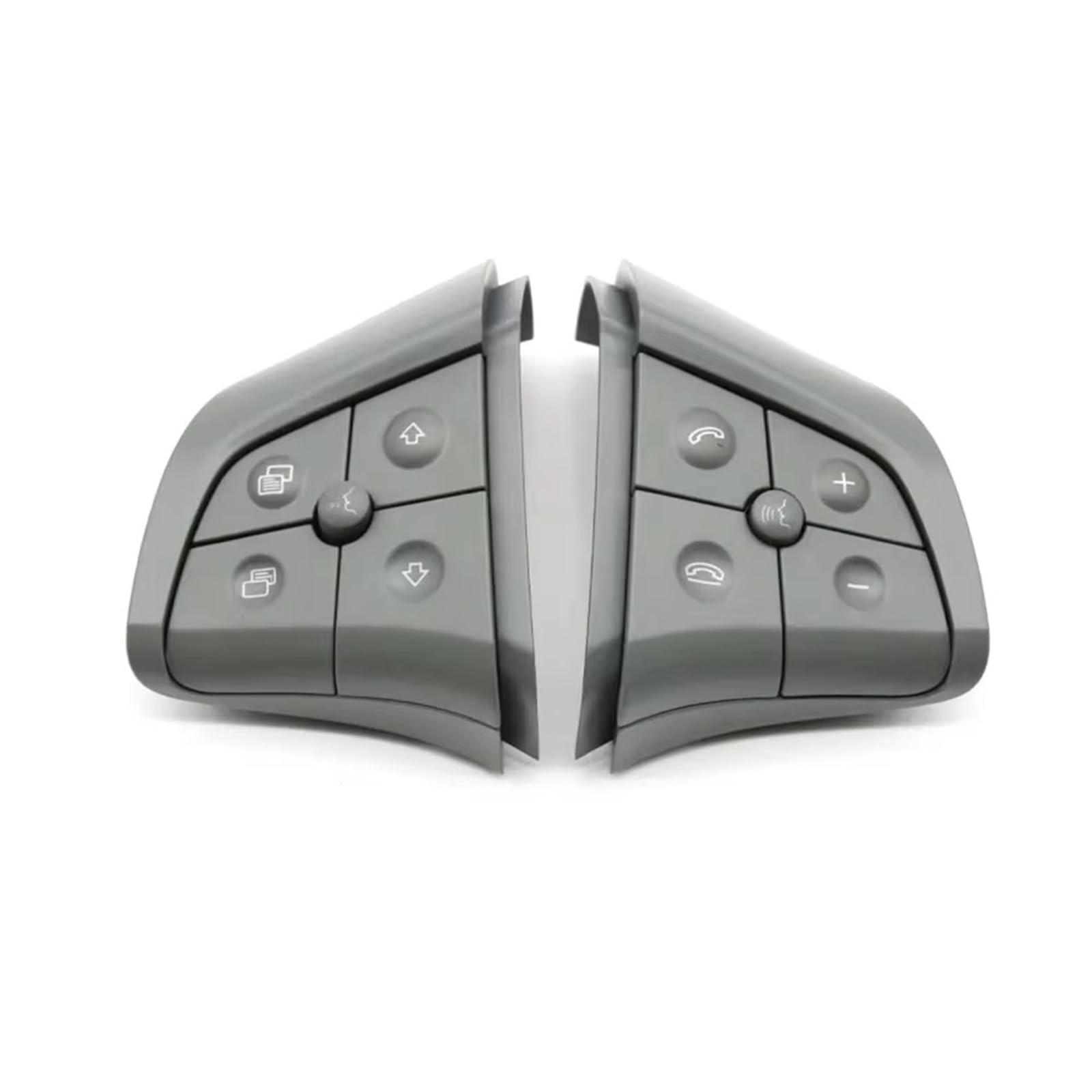 Lenkradtastenschalter Für Benz W164 W245 W251 ML GL 300 350 400 450 2006-2009 Auto Multi-Funktion Lenkrad Schalter Taste Kit Control Key Lenkrad-Bedientaste(B Gray Assembly) von Tfkkaw