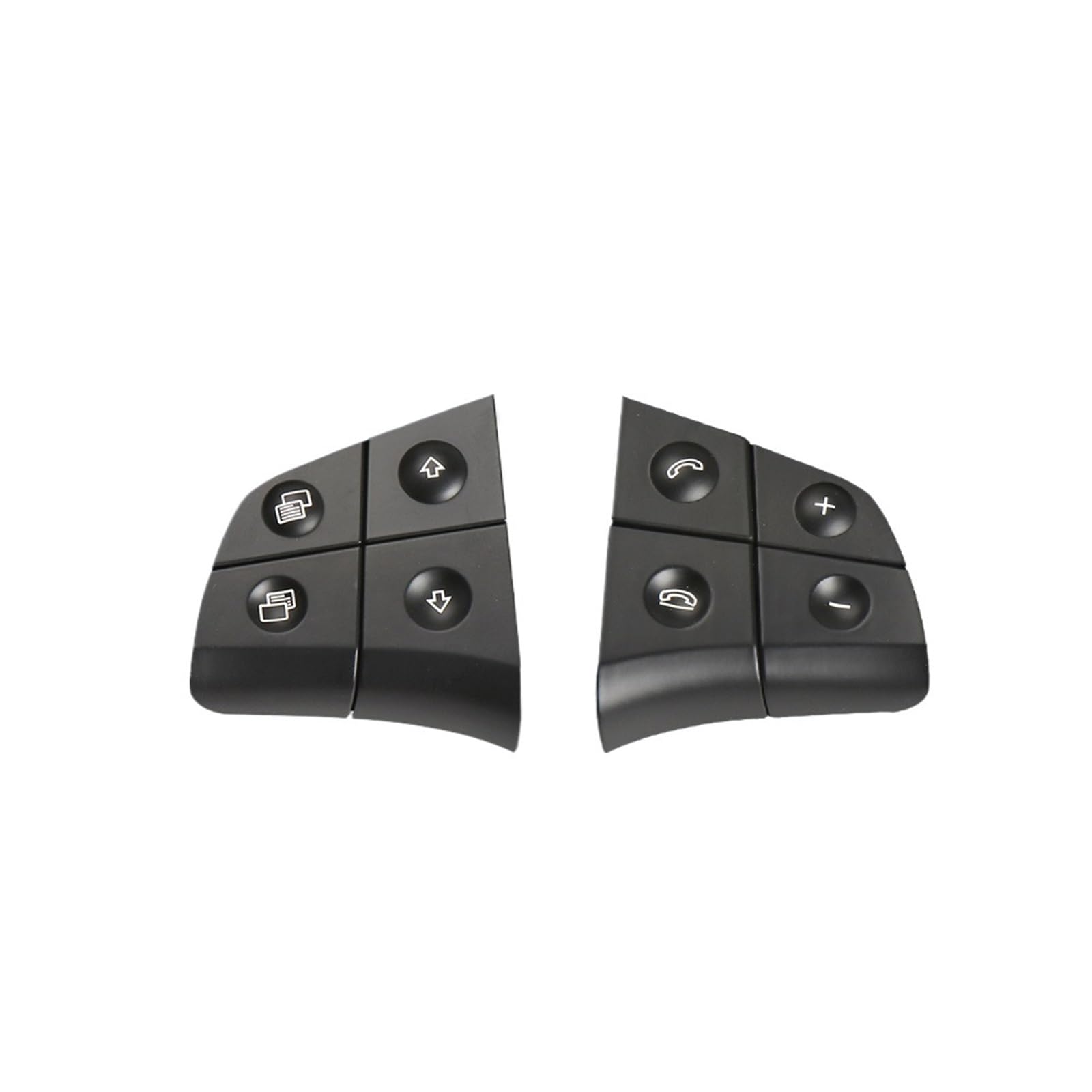 Lenkradtastenschalter Für Benz W164 W245 W251 ML GL BR Klasse 300 320 350 450 Auto Multifunktions-Lenkradschalter Knopf Kit Steuerschlüssel Lenkrad-Bedientaste(A Black) von Tfkkaw