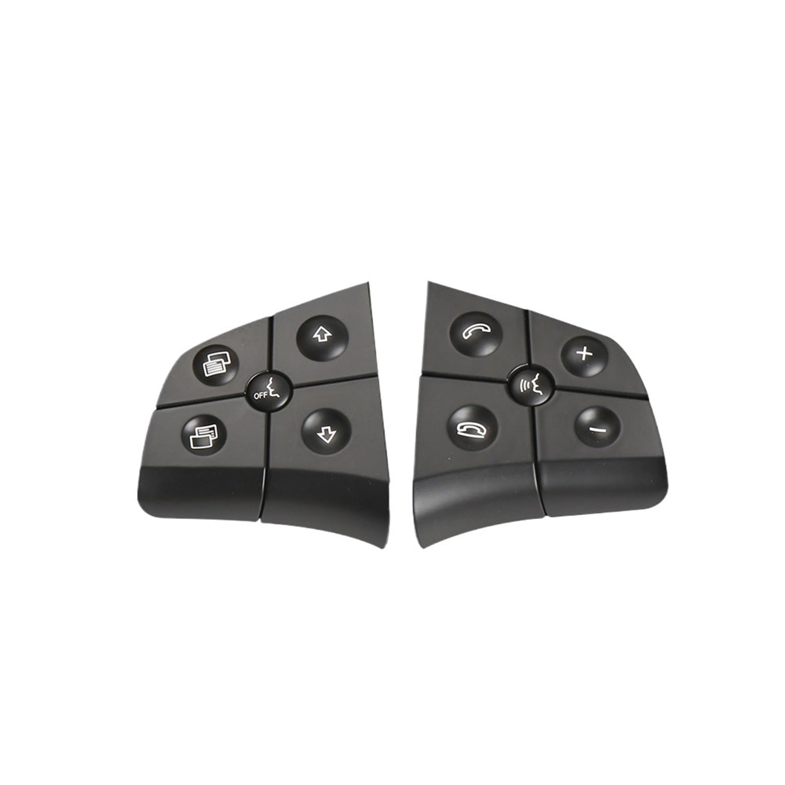 Lenkradtastenschalter Für Benz W164 W245 W251 ML GL BR Klasse 300 320 350 450 Auto Multifunktions-Lenkradschalter Knopf Kit Steuerschlüssel Lenkrad-Bedientaste(B Black) von Tfkkaw