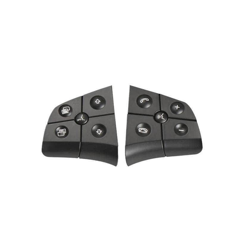 Lenkradtastenschalter Für Benz W164 W245 W251 ML GL BR Klasse 300 320 350 450 Auto Multifunktions-Lenkradschalter Knopf Kit Steuerschlüssel Lenkrad-Bedientaste(B Black) von Tfkkaw