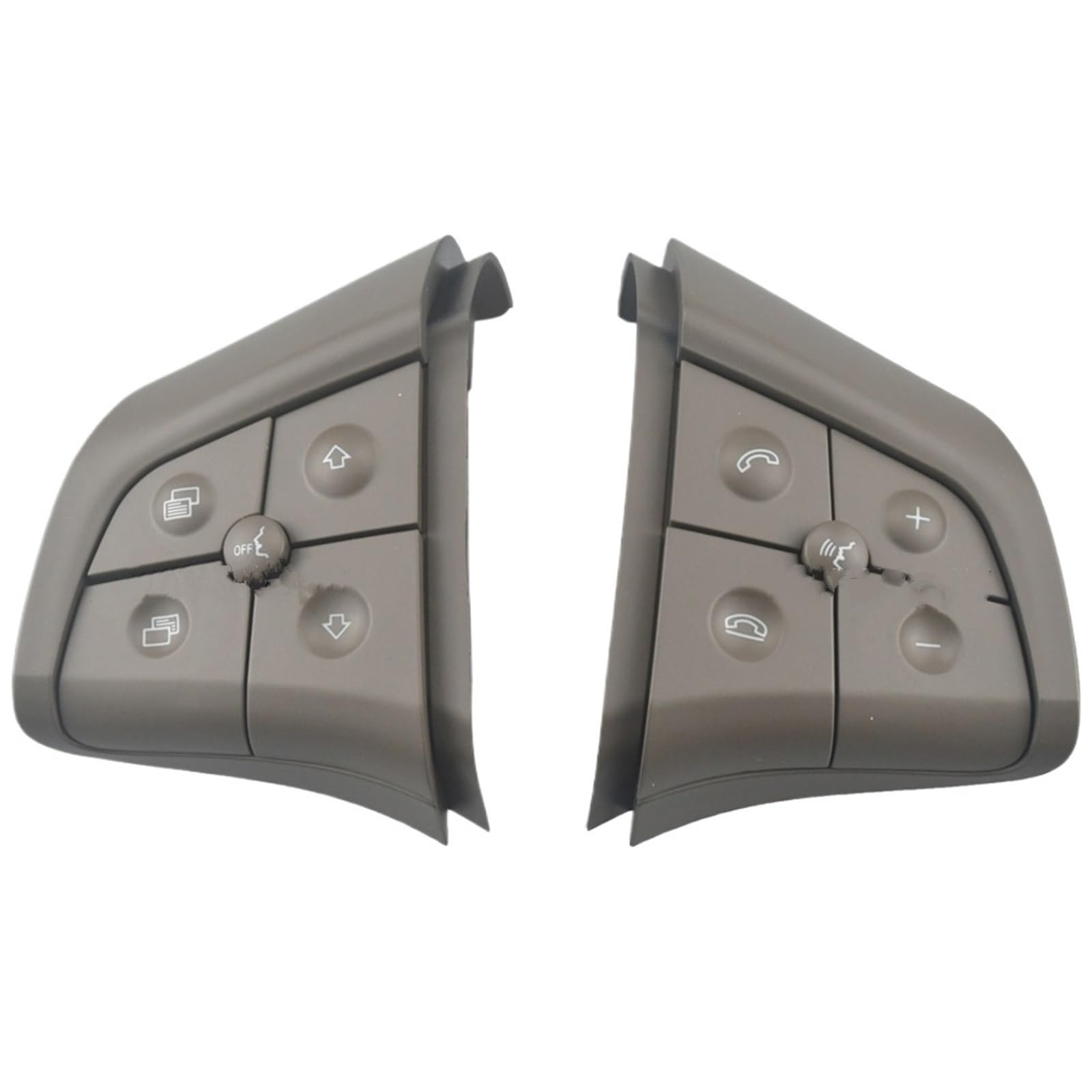 Lenkradtastenschalter Für Benz W164 W245 W251 ML GL300/350/400/450 2006 2007 2008 2009 Multifunktions-Lenkradschalter-Steuertaste Lenkrad-Bedientaste(10KEY-Brown) von Tfkkaw