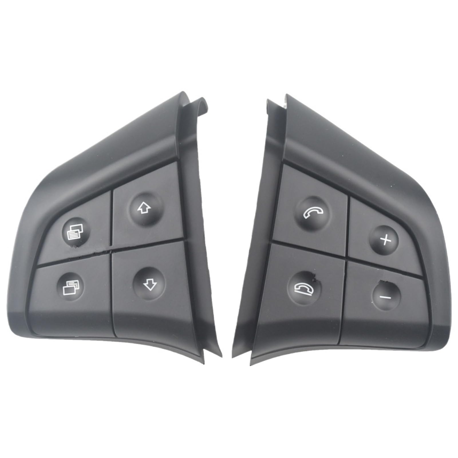 Lenkradtastenschalter Für Benz W164 W245 W251 ML GL300/350/400/450 2006 2007 2008 2009 Multifunktions-Lenkradschalter-Steuertaste Lenkrad-Bedientaste(8KEY-Black) von Tfkkaw