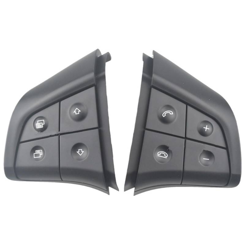 Lenkradtastenschalter Für Benz W164 W245 W251 ML GL300/350/400/450 2006 2007 2008 2009 Multifunktions-Lenkradschalter-Steuertaste Lenkrad-Bedientaste(8KEY-Black) von Tfkkaw