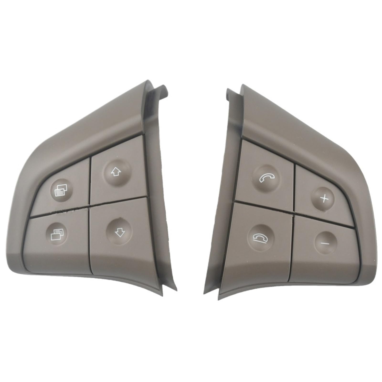 Lenkradtastenschalter Für Benz W164 W245 W251 ML GL300/350/400/450 2006 2007 2008 2009 Multifunktions-Lenkradschalter-Steuertaste Lenkrad-Bedientaste(8KEY-Brown) von Tfkkaw
