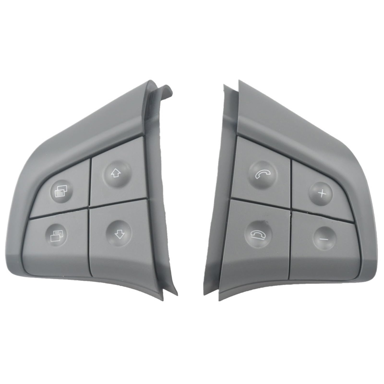 Lenkradtastenschalter Für Benz W164 W245 W251 ML GL300/350/400/450 2006 2007 2008 2009 Multifunktions-Lenkradschalter-Steuertaste Lenkrad-Bedientaste(8KEY-Gray) von Tfkkaw