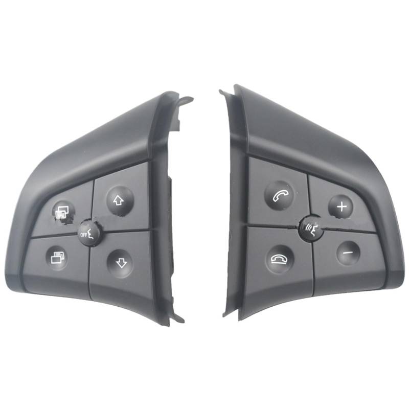 Lenkradtastenschalter Für Benz W164 W245 W251 ML GL300/350/400/450 2006-2009 Auto Lenkrad Schalter Control Taste Auto Multifunktions Tasten Lenkrad-Bedientaste(10KEY-Black) von Tfkkaw