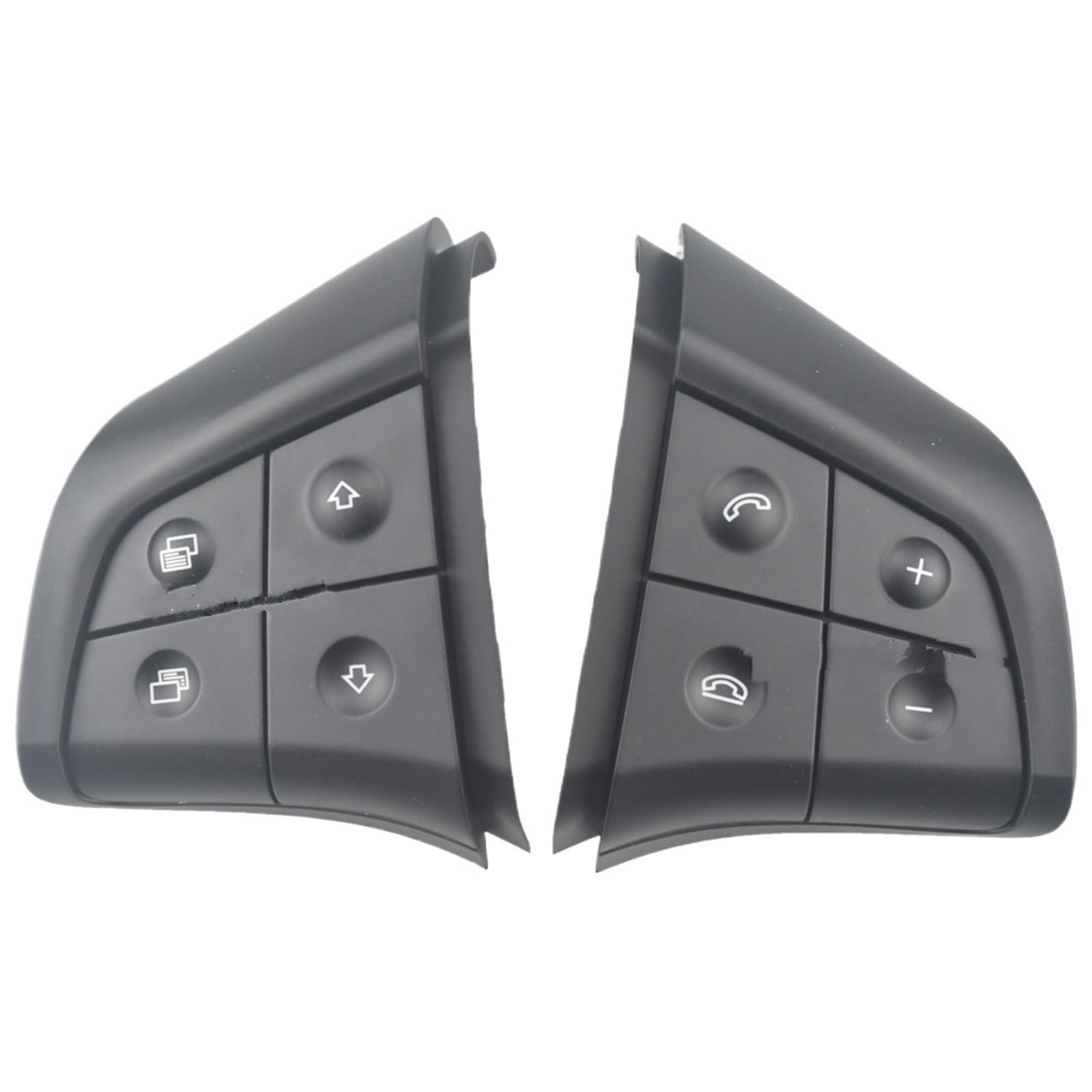 Lenkradtastenschalter Für Benz W164 W245 W251 ML GL300/350/400/450 2006-2009 Auto Lenkrad Schalter Control Taste Auto Multifunktions Tasten Lenkrad-Bedientaste(8KEY-Black) von Tfkkaw