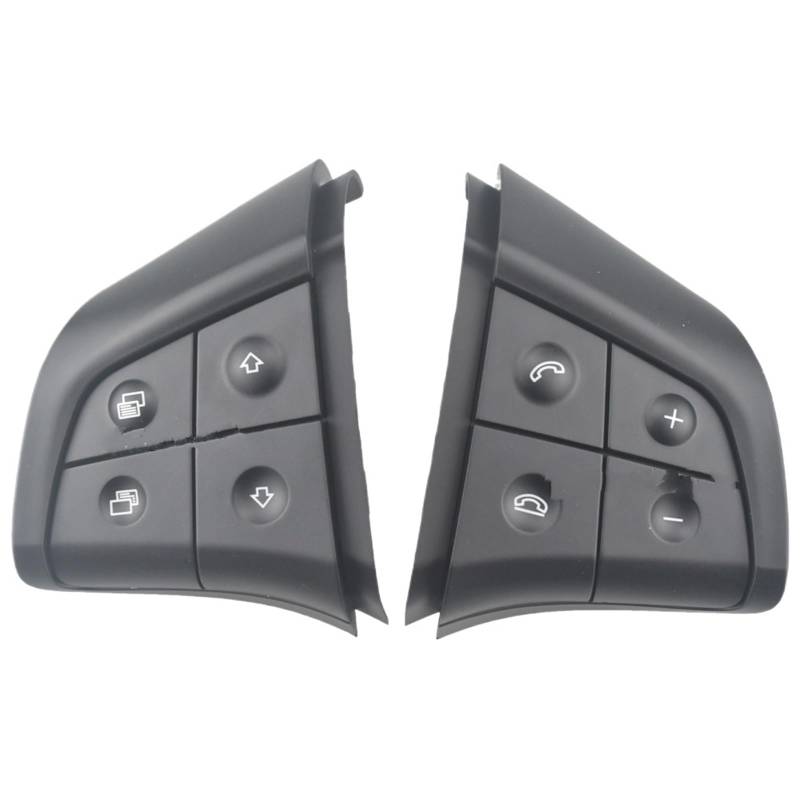 Lenkradtastenschalter Für Benz W164 W245 W251 ML GL300/350/400/450 2006-2009 Auto Lenkrad Schalter Control Taste Auto Multifunktions Tasten Lenkrad-Bedientaste(8KEY-Black) von Tfkkaw