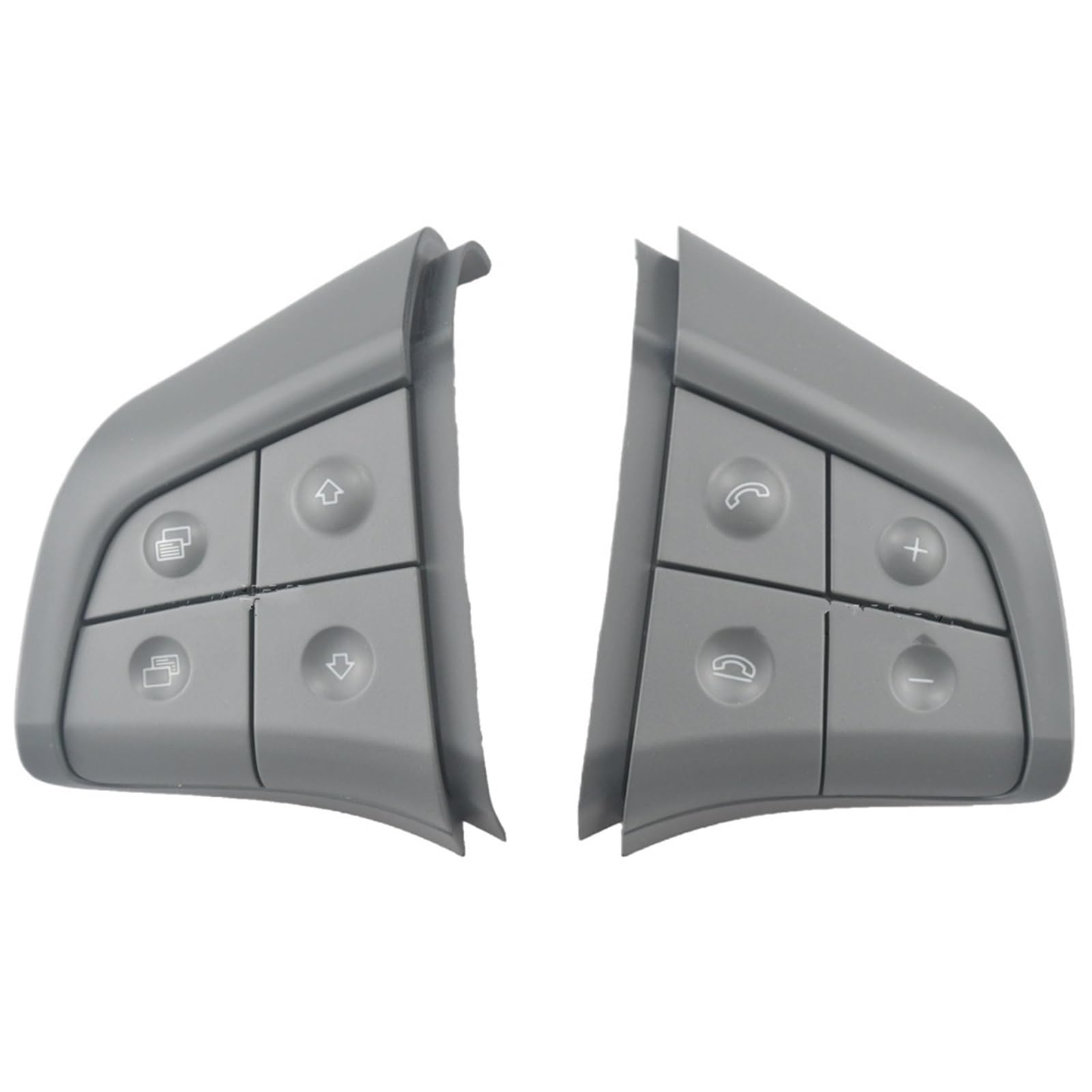 Lenkradtastenschalter Für Benz W164 W245 W251 ML GL300/350/400/450 2006-2009 Auto Lenkrad Schalter Control Taste Auto Multifunktions Tasten Lenkrad-Bedientaste(8KEY-Gray) von Tfkkaw