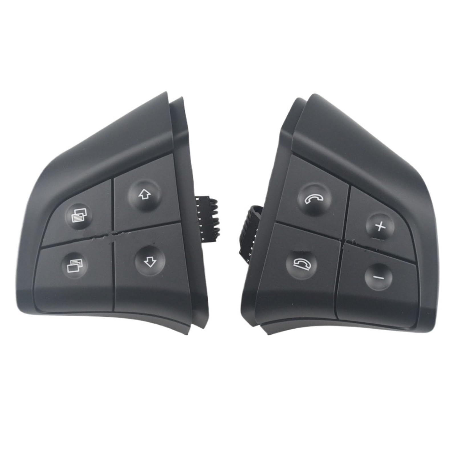 Lenkradtastenschalter Für Benz W164 W245 W251 ML GL300/350/400/450 2006-2009 Auto Multifunktions-Lenkradschalter-Steuertaste Lenkrad-Bedientaste(8KEY-Black) von Tfkkaw