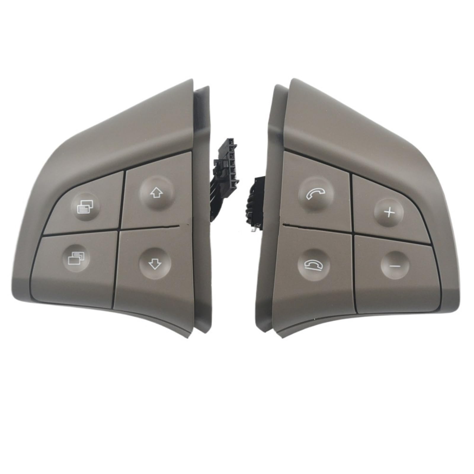 Lenkradtastenschalter Für Benz W164 W245 W251 ML GL300/350/400/450 2006-2009 Auto Multifunktions-Lenkradschalter-Steuertaste Lenkrad-Bedientaste(8KEY-Brown) von Tfkkaw