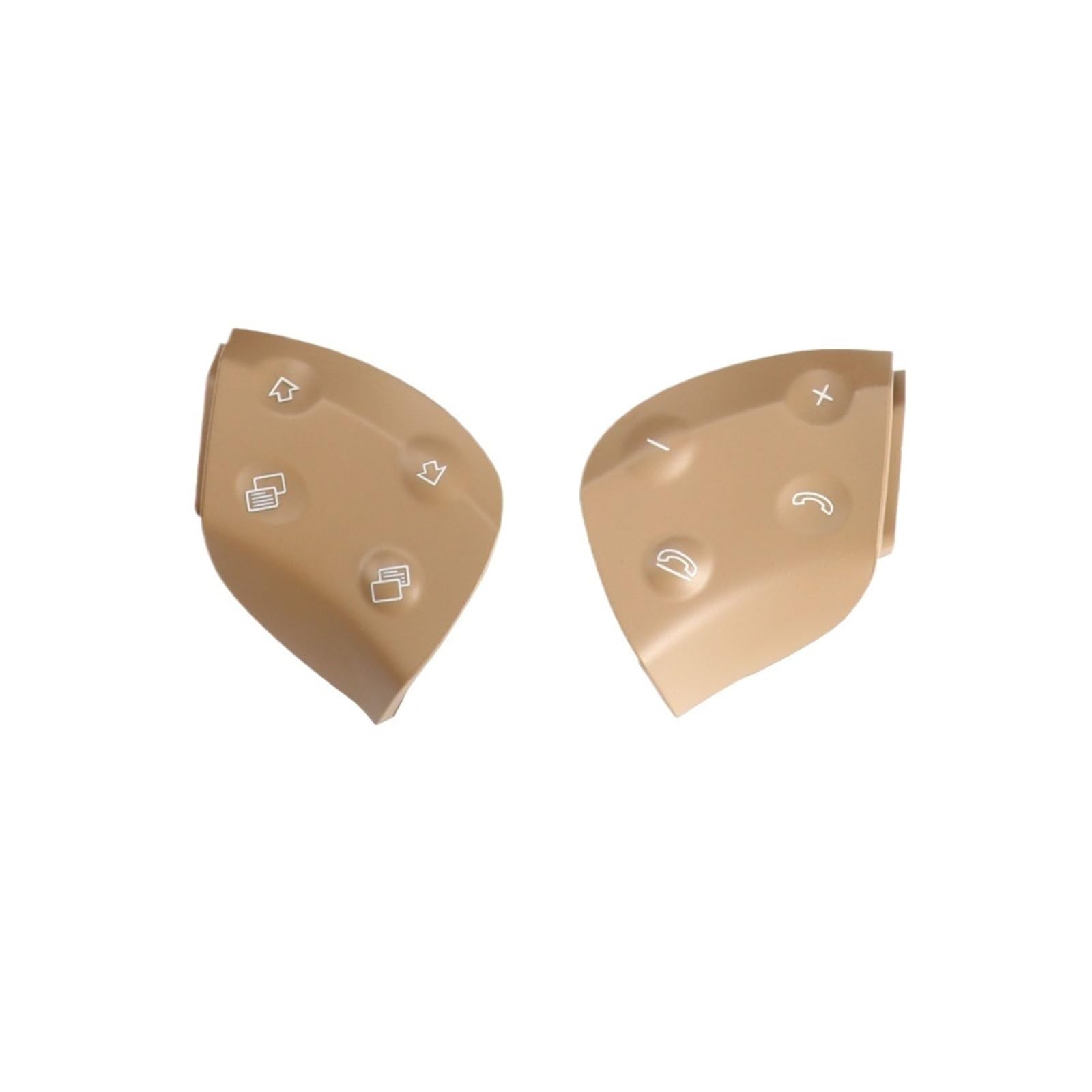 Lenkradtastenschalter Für Benz W203 C180 C200 C220 C240 ​​Für SLK W171 LHD RHD Multifunktions-Lenkradschalter-Tasten Lenkrad-Bedientaste(Beige) von Tfkkaw