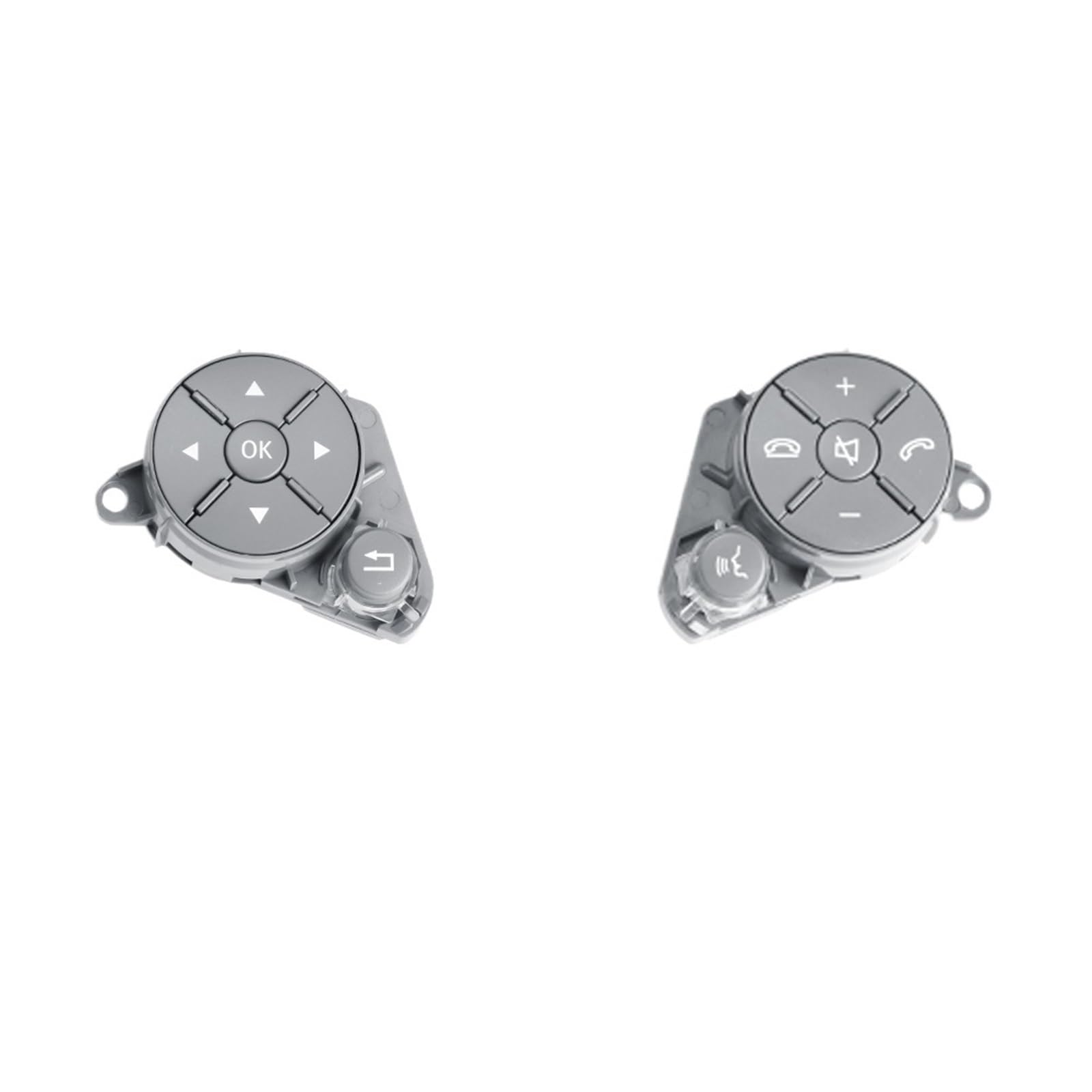 Lenkradtastenschalter Für Benz W204 W212 W207 X204 2048210451 Multifunktions-Auto-Lenkradschaltertasten Audio-Steuertaste Lenkrad-Bedientaste(Gray) von Tfkkaw
