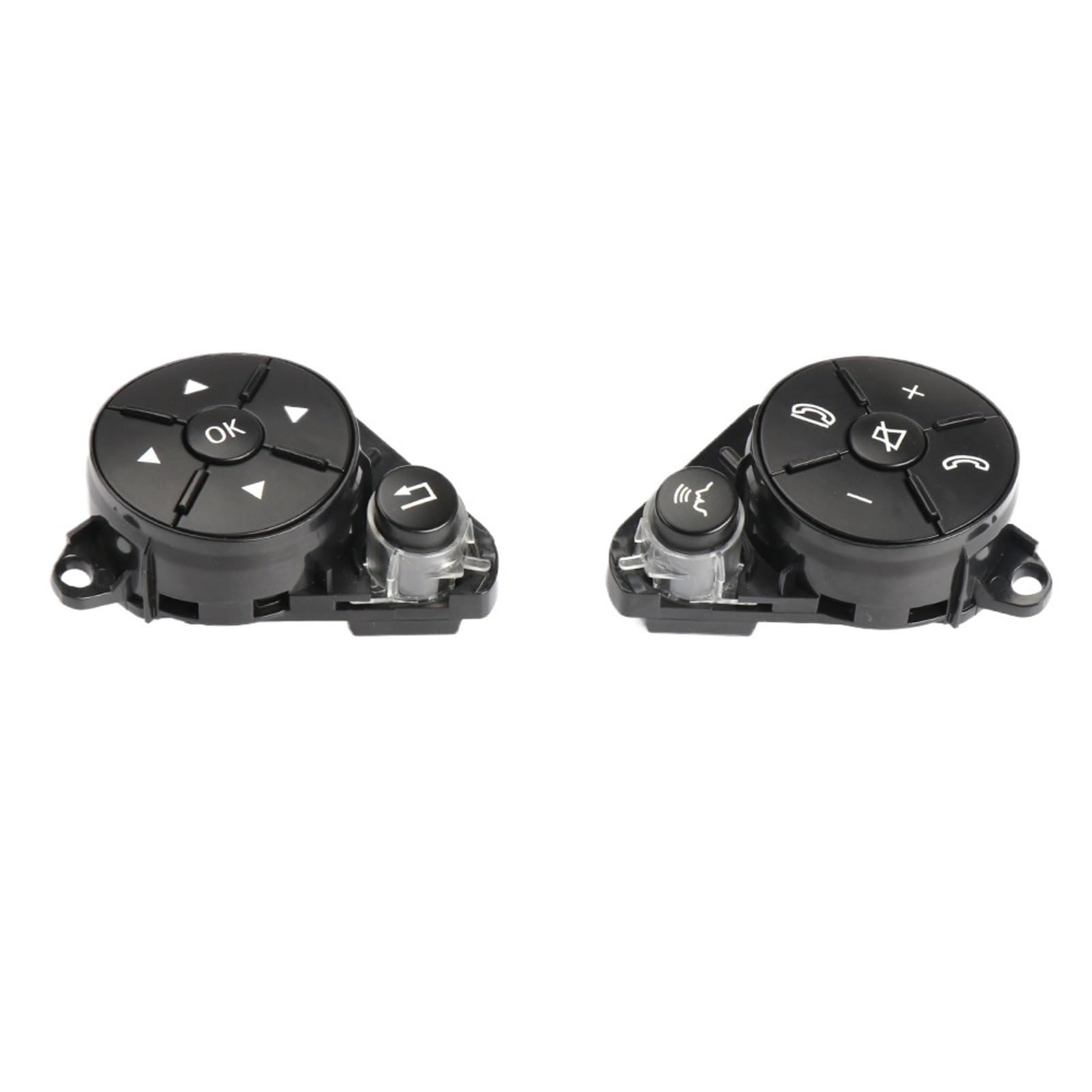 Lenkradtastenschalter Für Benz W204 W212 W207 X204 2048210451 Multifunktions-Auto-Lenkradschaltertasten Audio-Steuertaste Lenkrad-Bedientaste(Schwarz) von Tfkkaw
