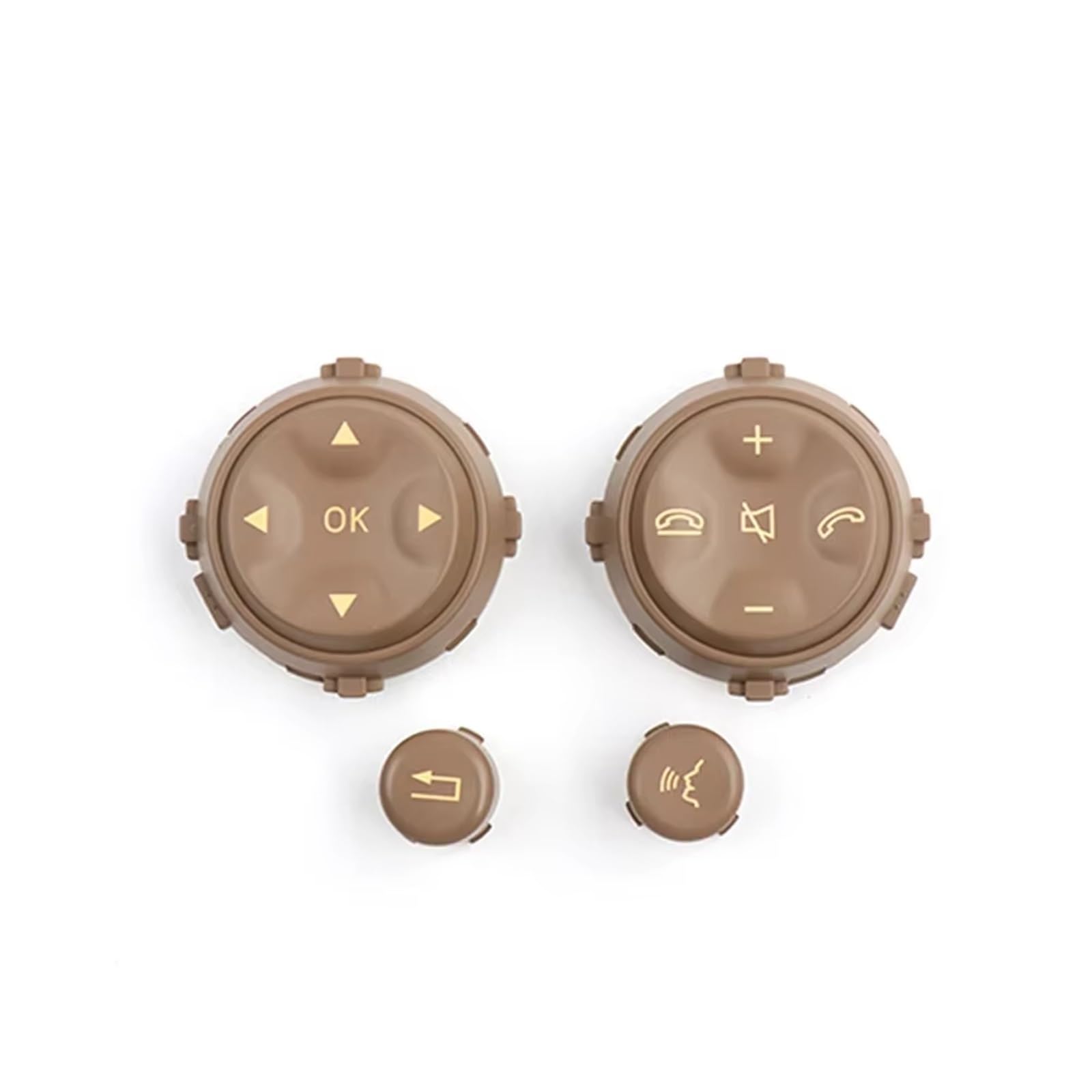 Lenkradtastenschalter Für Benz W221 W216 S CL Klasse S300 S350 S400 S600 Auto Multifunktions-Lenkrad-Steuerschalter Drucktasten Lenkrad-Bedientaste(Beige) von Tfkkaw