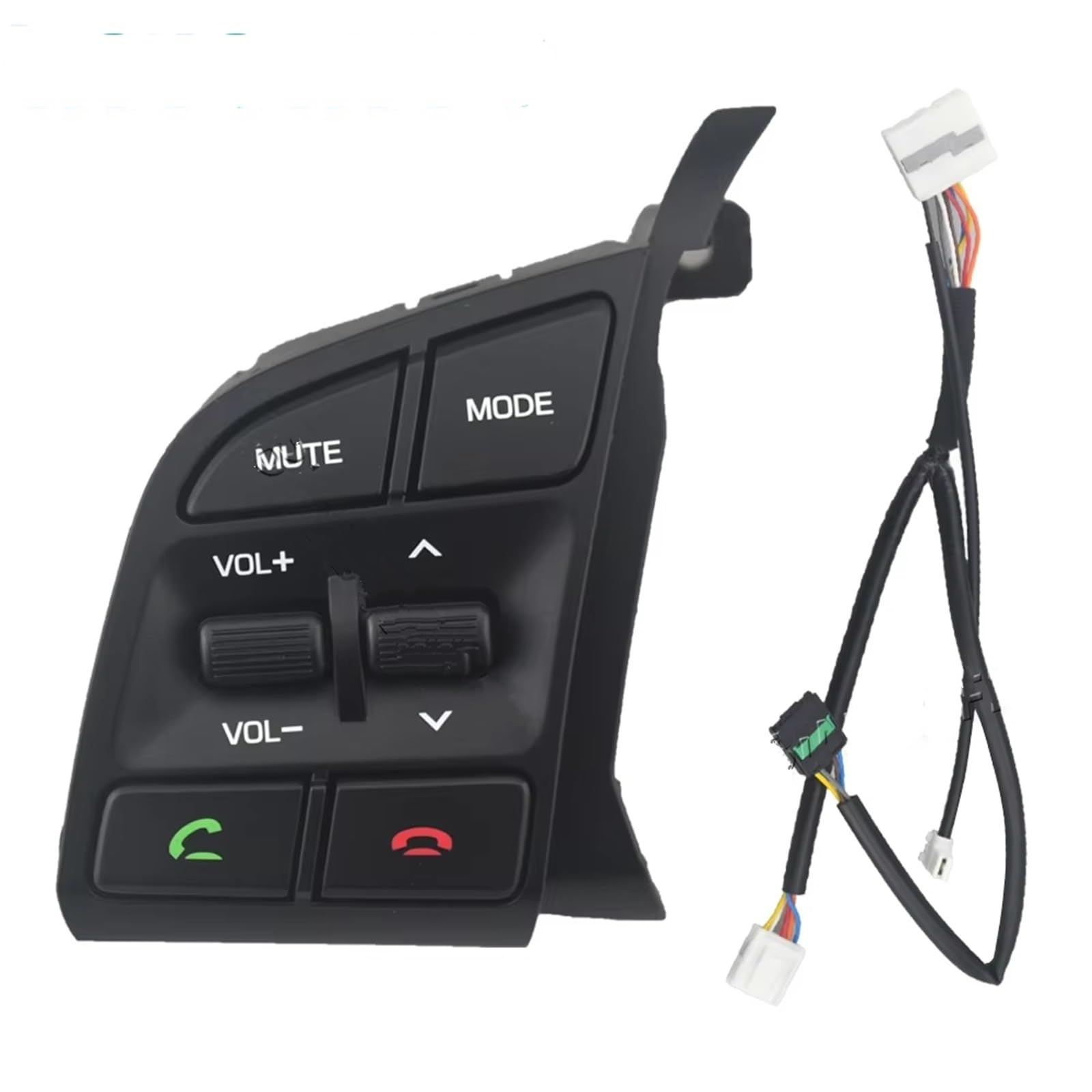 Lenkradtastenschalter Für Hyundai Für Tucson 2015-2019 96710-D3500 Lenkrad Fernbedienung Schalter Volumen AdjustButton Bluetooth Taste Musik Schalter Lenkrad-Bedientaste(Left-Wire) von Tfkkaw