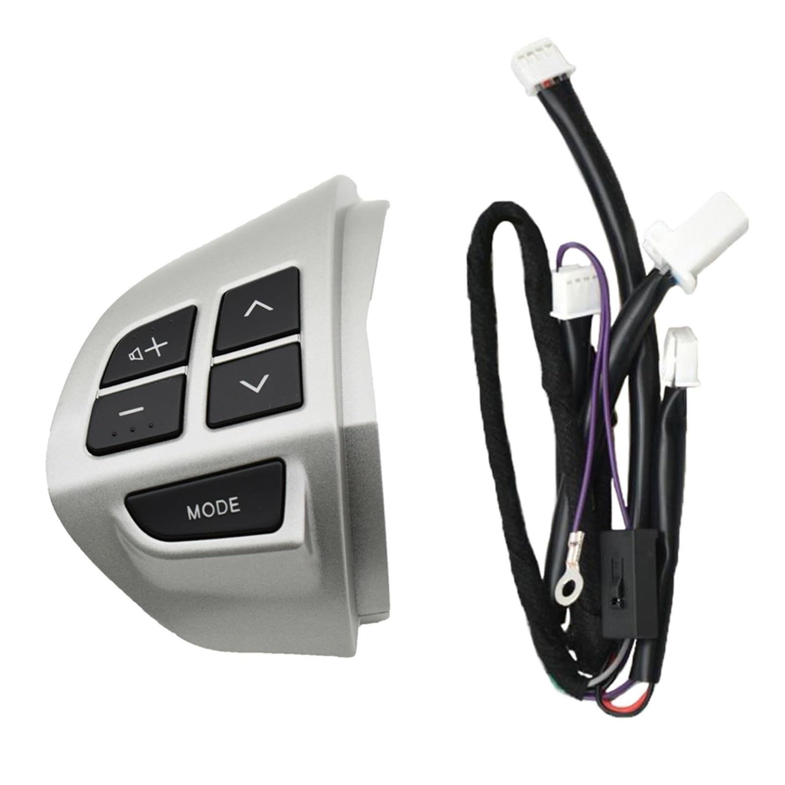 Lenkradtastenschalter Für Mitsubishi Für ASX Für Outlander XL 2007-2012 Tempomat Schalter Lenkrad Tasten Lenkrad-Bedientaste(Left-Wire) von Tfkkaw