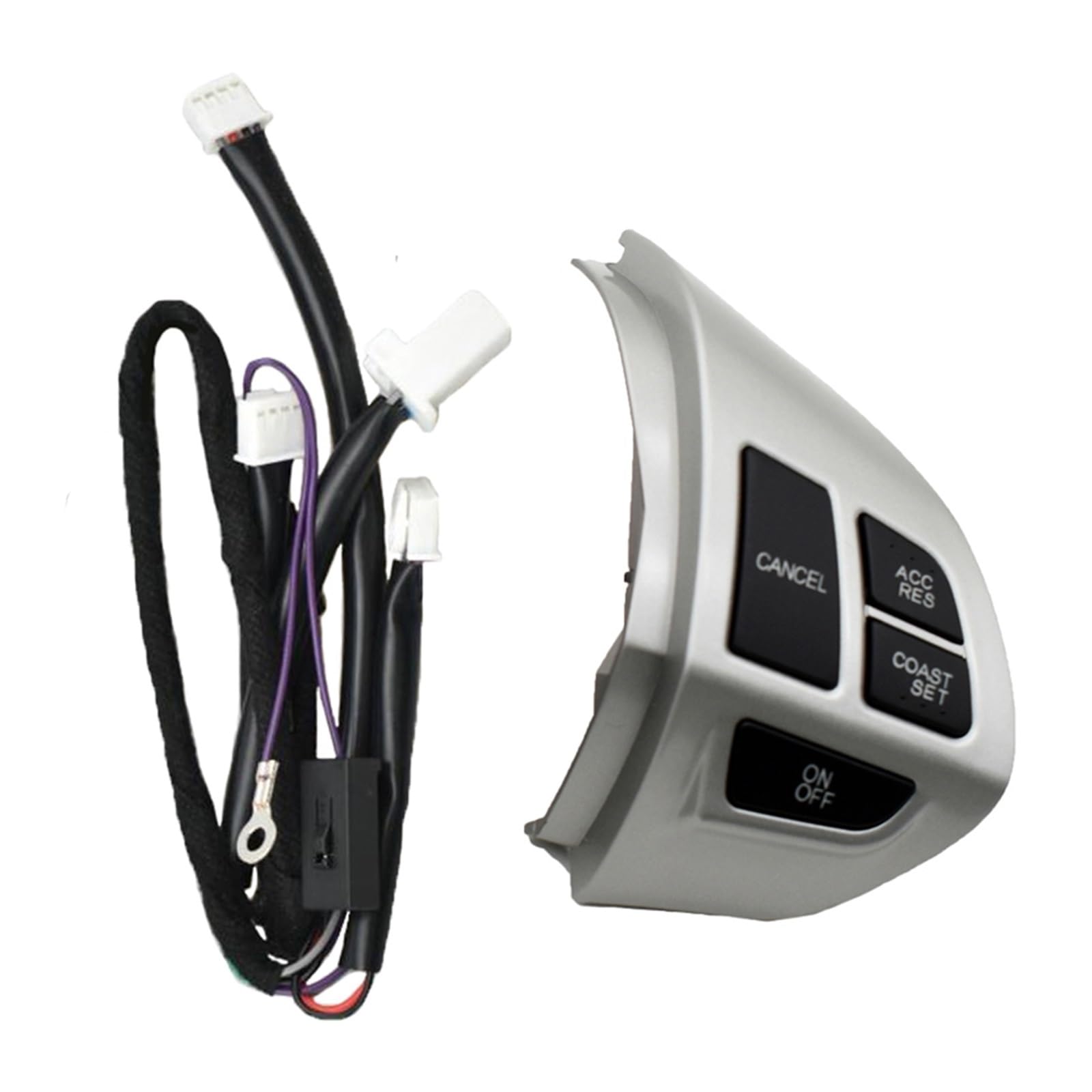 Lenkradtastenschalter Für Mitsubishi Für ASX Für Outlander XL 2007-2012 Tempomat Schalter Lenkrad Tasten Lenkrad-Bedientaste(Right-Wire) von Tfkkaw