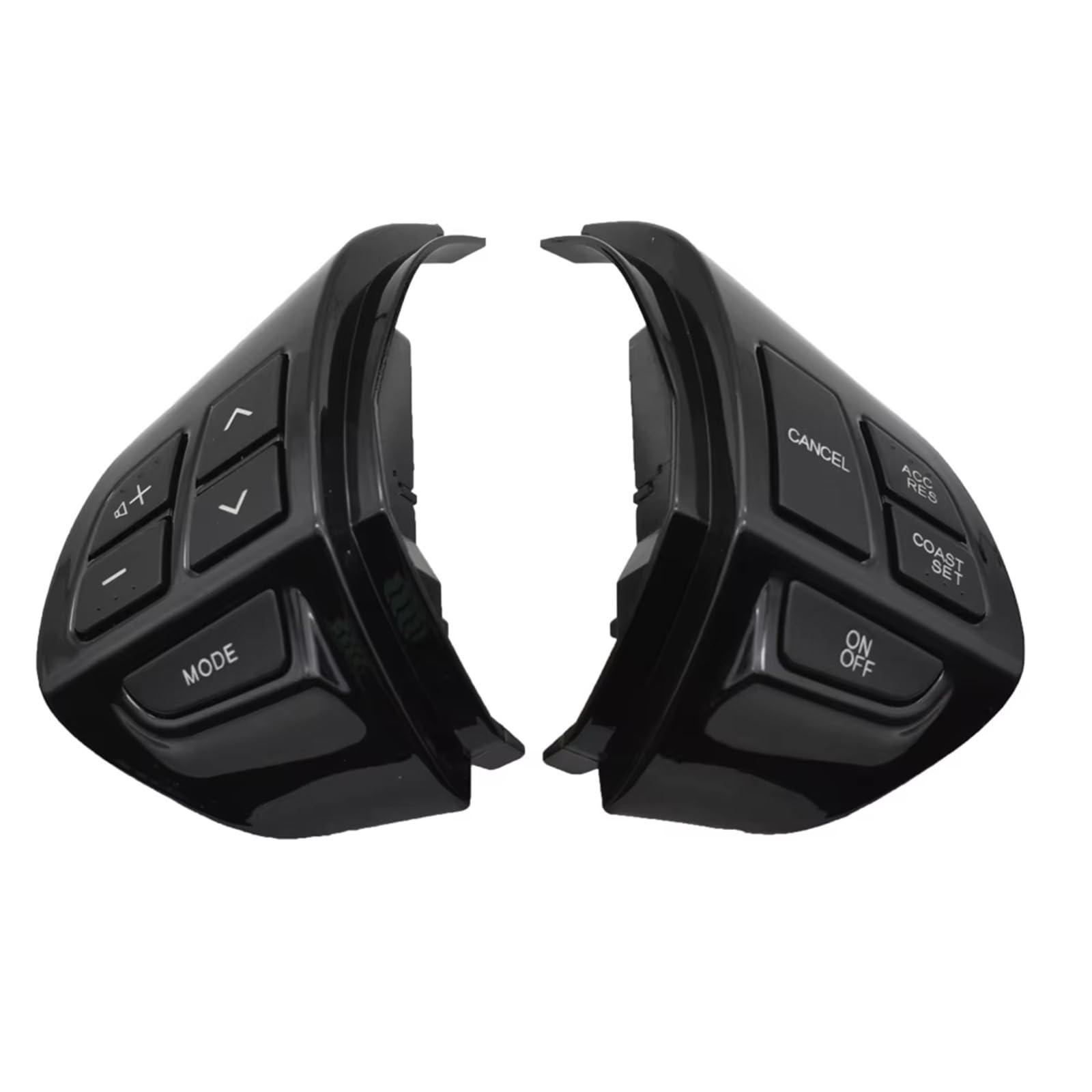 Lenkradtastenschalter Für Mitsubishi Für Lancer CX 10 Für Lancer X Für Outlander Für ASX Für Colt Für Pajero Sport Bluetooth Telefon Tempomat Lenkrad Schalter Lenkrad-Bedientaste(Piano Black) von Tfkkaw
