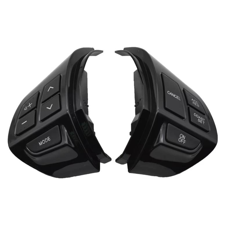 Lenkradtastenschalter Für Mitsubishi Für Lancer CX 10 Für Lancer X Für Outlander Für ASX Für Colt Für Pajero Sport Bluetooth Telefon Tempomat Lenkrad Schalter Lenkrad-Bedientaste(Piano Black) von Tfkkaw
