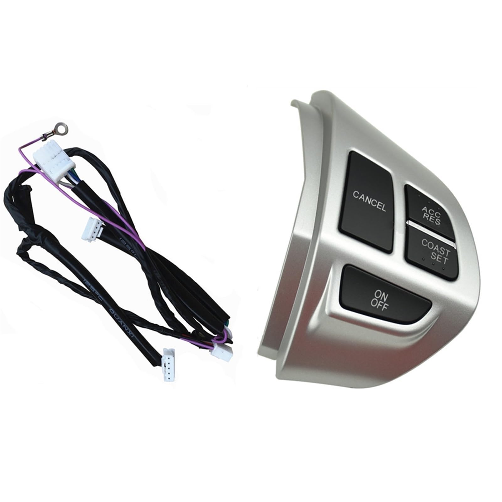 Lenkradtastenschalter Für Mitsubishi Für Lancer Ex 10 Für Lancer X Für Outlander Für ASX Für Colt Für Pajero Sport 8602a008 Tempomat Lenkungschalter 8701A087 Lenkrad-Bedientaste(Right-Wire) von Tfkkaw
