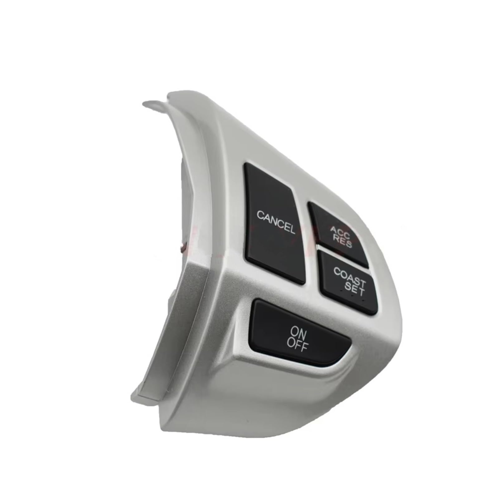 Lenkradtastenschalter Für Mitsubishi Für Lancer Für Outlander Für ASX 2007-2011 Multifunktions Lenkrad Taste Tempomat Schalter Lenkrad-Bedientaste(Silver Black-Right) von Tfkkaw