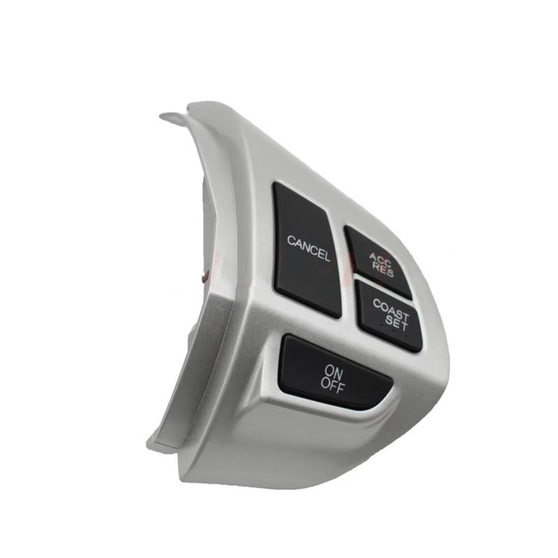 Lenkradtastenschalter Für Mitsubishi Für Lancer Für Outlander Für ASX 2007-2011 Multifunktions Lenkrad Taste Tempomat Schalter Lenkrad-Bedientaste(Silver Black-Right) von Tfkkaw