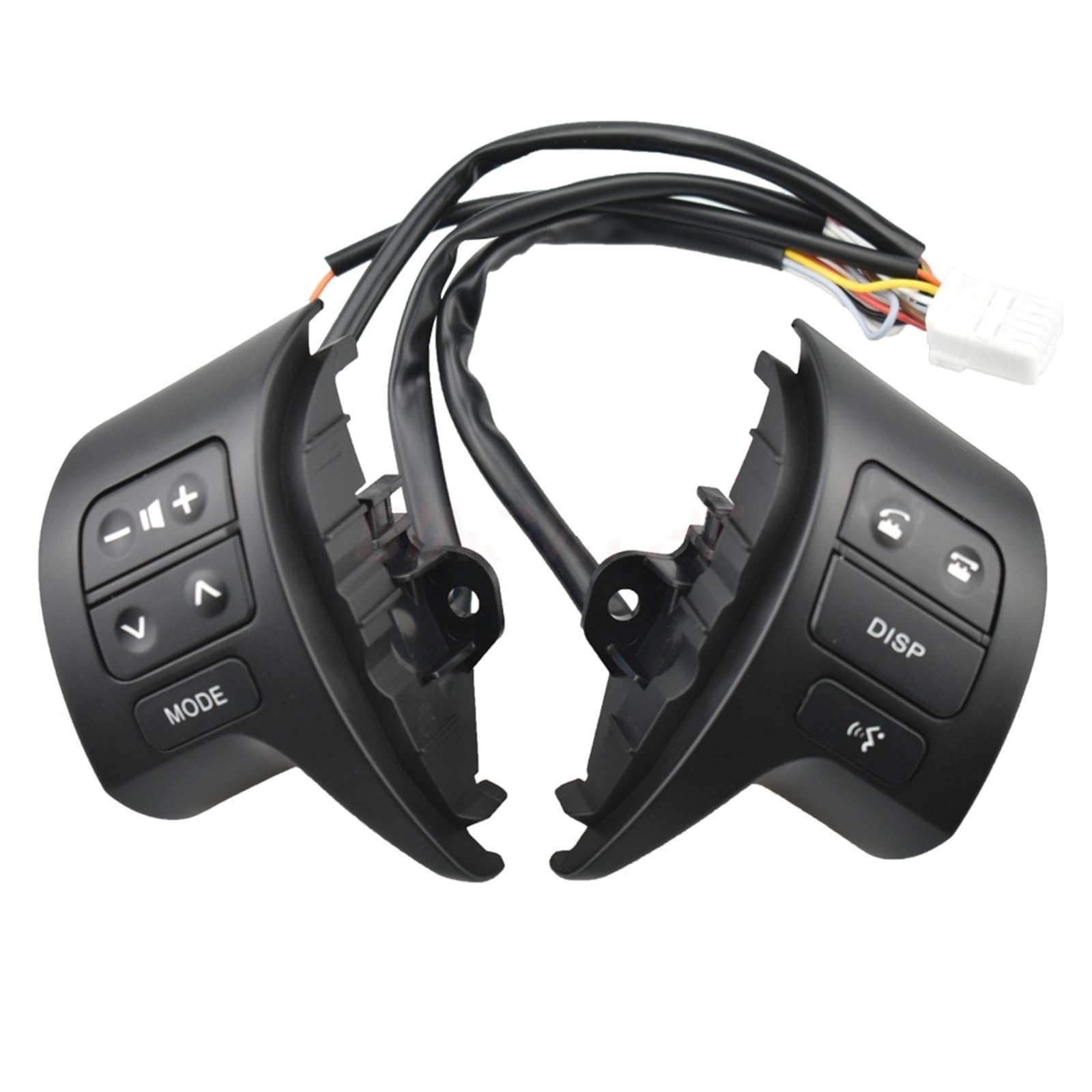 Lenkradtastenschalter Für Toyota Für Corolla ZRE150L ZRE151L ZRE152L 2007-2009 84250-02200 8425002200 84250-12020 Lenkrad Control Taste Schalter Lenkrad-Bedientaste(Schwarz) von Tfkkaw