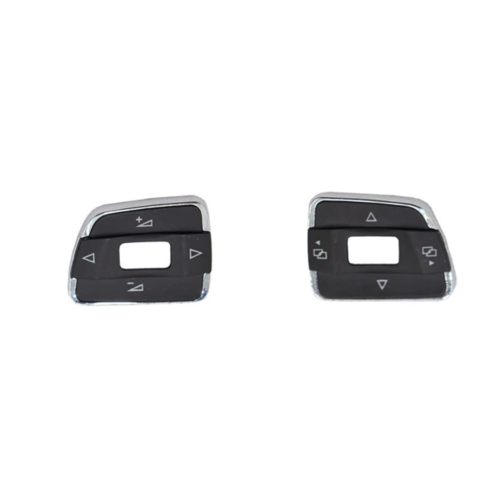 Lenkradtastenschalter Für VW Für Passat B7 Für Sharan 2011-2015 Auto Audio Control Schalter Multifunktionale Lenkrad Schalter Taste Abdeckung Cap Trim Lenkrad-Bedientaste(A 1Pair) von Tfkkaw