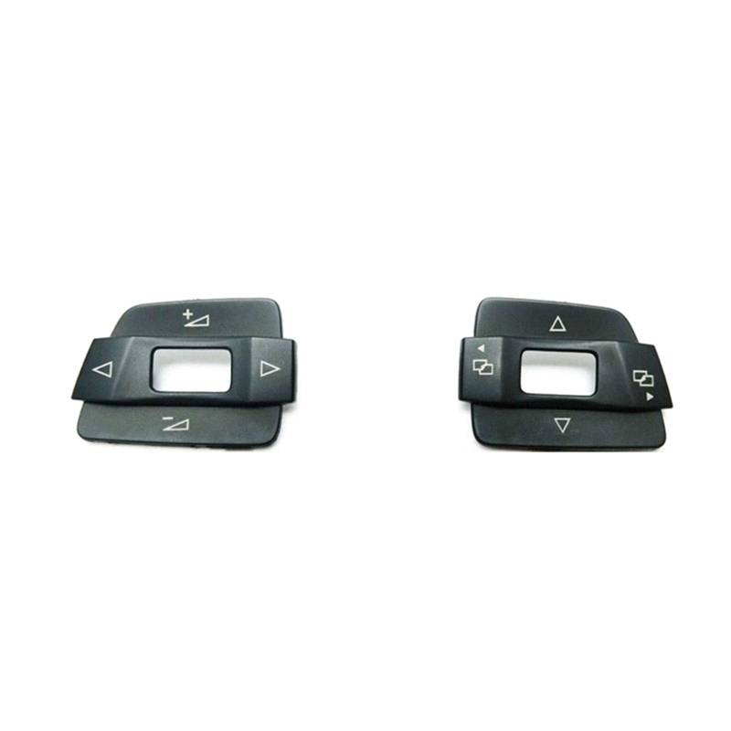 Lenkradtastenschalter Für VW Für Passat B7 Für Sharan 2011-2015 Auto Audio Control Schalter Multifunktionale Lenkrad Schalter Taste Abdeckung Cap Trim Lenkrad-Bedientaste(B 1Pair) von Tfkkaw
