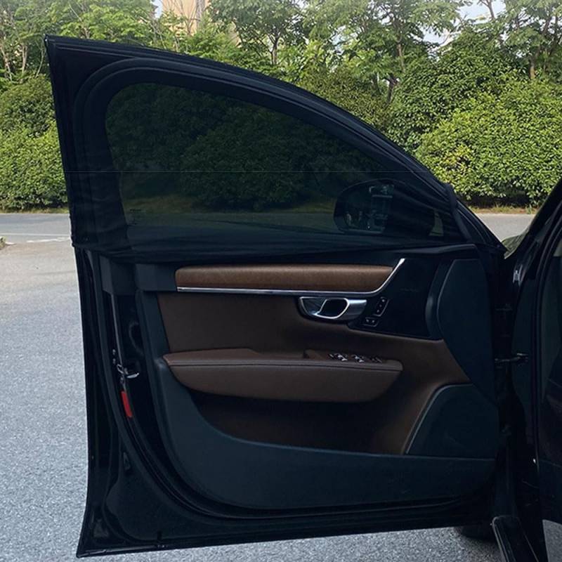 Sonnenschutz Auto Für Toyo-TA Vios 2004-2023 2024 2025, Autofenster Moskitonetz, Uv Schutz Elastizitä Atmungsaktiv Sonnenblende Sonnenschut Seitenscheibe Schutz Der PrivatsphäRe,80cm-2pcs von TgGreat