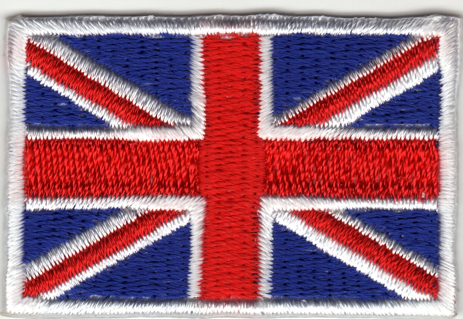 Aufnäher Aufbügler Iron on Patches Applikation England Flagge UK United Kingdom Großbritanien von Thai-Market