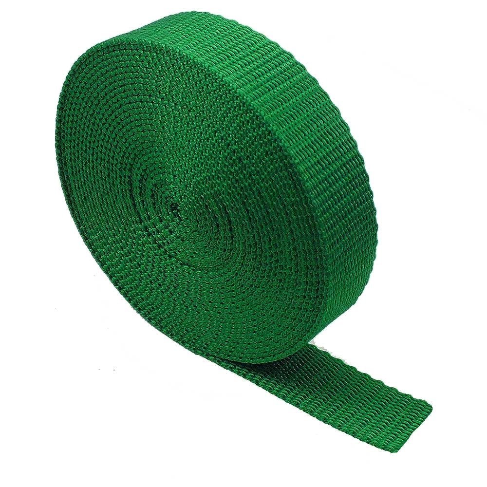 38 mm Schwerlast-Gurtband - 5 Meter - Rucksäcke, Gepäck-/Ladungsumreifung, Gurte - Smaragdgrün von The Bead Shop