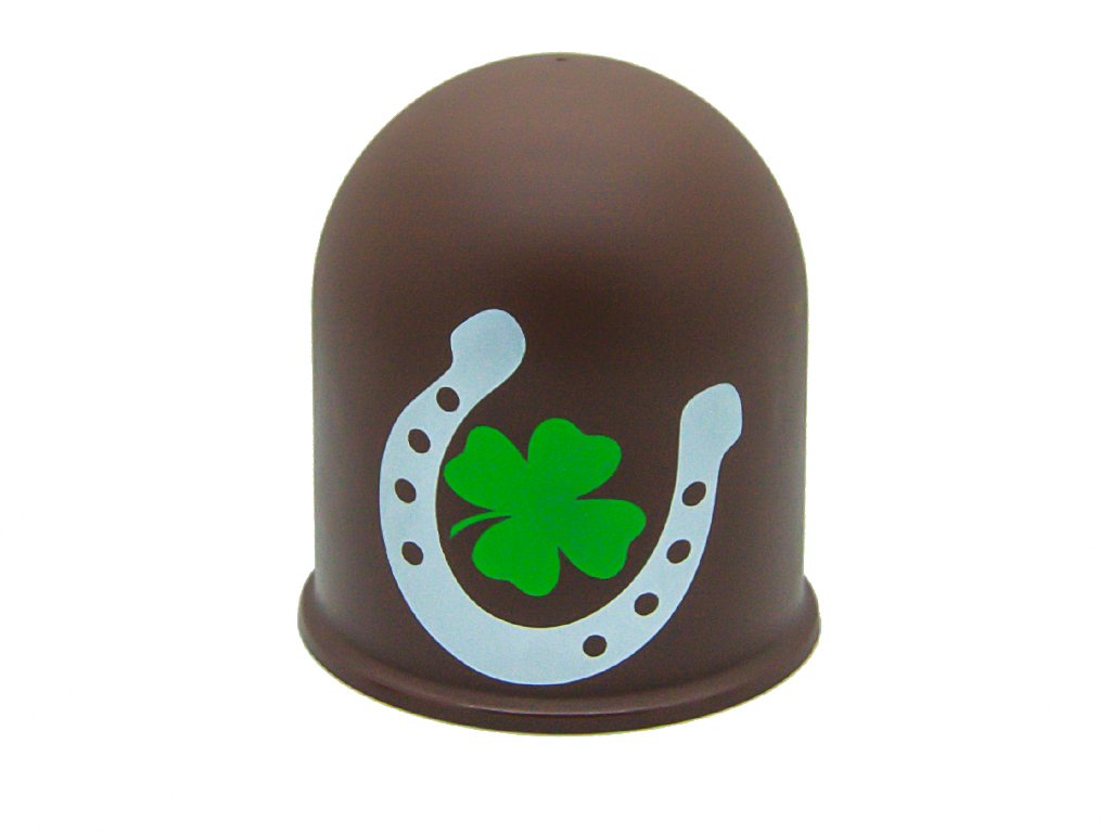 Schutzkappe Anhängerkupplung AHK Hufeisen Kleeblatt Good Luck Viel Glück Braun Schutzkappe Anhängerkupplung AHK Hufeisen Kleeblatt Good Luck Viel Glück Braun von The Coupling Caps