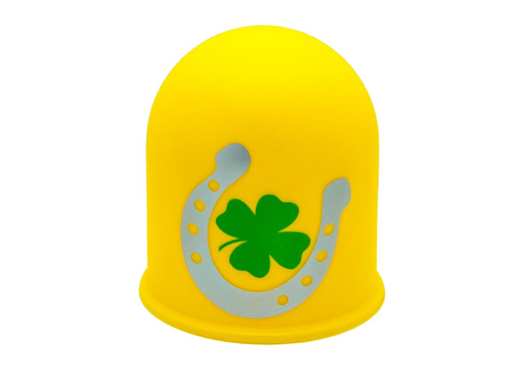 Schutzkappe Anhängerkupplung AHK Hufeisen Kleeblatt Good Luck Viel Glück Gelb Schutzkappe Anhängerkupplung AHK Hufeisen Kleeblatt Good Luck Viel Glück Gelb von The Coupling Caps