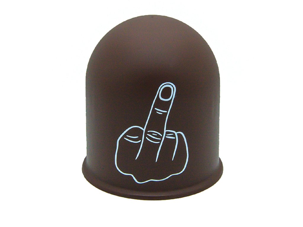 Schutzkappe Anhängerkupplung AHZV AHK Zubehör Mittelfinger Stinkefinger Braun Schutzkappe Anhängerkupplung AHZV AHK Zubehör Mittelfinger Stinkefinger Braun von The Coupling Caps