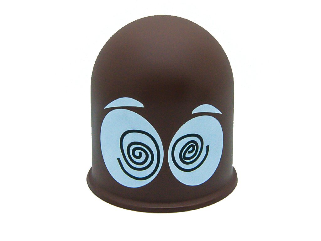 Schutzkappe Anhängerkupplung Abdeckkappe Cap Geschenk Schwindlige Augen Braun / Dizzy Eyes Schutzkappe Anhängerkupplung Abdeckkappe Cap Geschenk Schwindlige Augen Braun / Dizzy Eyes von The Coupling Caps