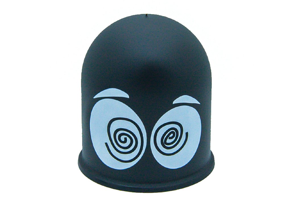 Schutzkappe Anhängerkupplung Abdeckkappe Cap Geschenk Schwindlige Augen Schwarz / Dizzy Eyes Schutzkappe Anhängerkupplung Abdeckkappe Cap Geschenk Schwindlige Augen Schwarz / Dizzy Eyes von The Coupling Caps