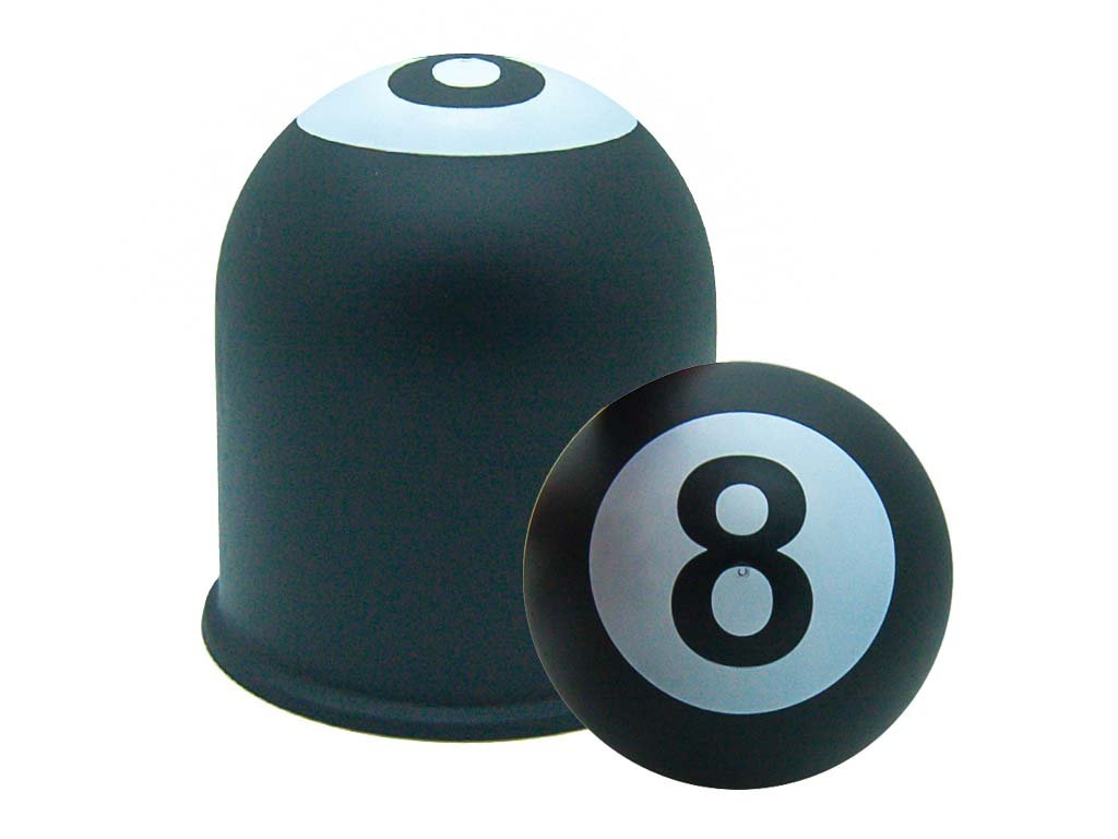 Schutzkappe Anhängerkupplung Abdeckung Billard 8 Ball Eight Ball Schwarze Acht von The Coupling Caps