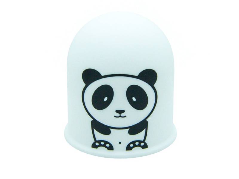 The Coupling Caps Anhängerschutzkappe Cap Anhänger Panda Pandabär Bär, Weiß, Polypropylen, Custom von The Coupling Caps